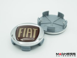 Center Wheel Caps - FIAT Badge - 60mm